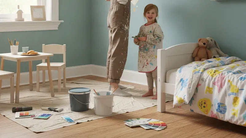 Peinture chambre enfant : choisir sain et durable
